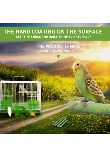 Adet Kavrama Kuş Kafesleri Conures Parakeets Lovebirds Cockatiels ile Uyumlu Tünek, Tırnakları ve Gagaları En Iyi Durumda Tutun ile Iyi Uyumlu (Yurt Dışından) modelleri