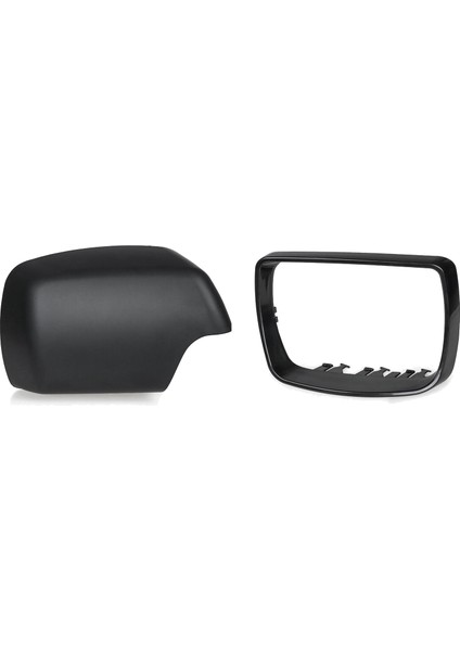 Uyumlu - E53 X5 2000 2001 2002 2003 2004 2005 2006 Sağ Yan Dikiz Aynası Kapağı 51168256322 + 51168254904 (Yurt Dışından)