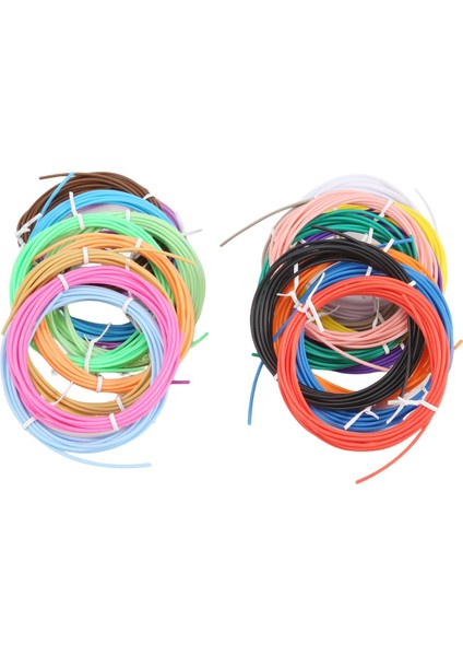 3D Baskı Kalemi Pcl Filament Yedekleri 1,75 Mm, 20 Rastgele Renk Paketi, 70 ° Düşük Erime Sıcaklığı, Çocuklar Için Hediyeler (200 Ft) (Yurt Dışından)