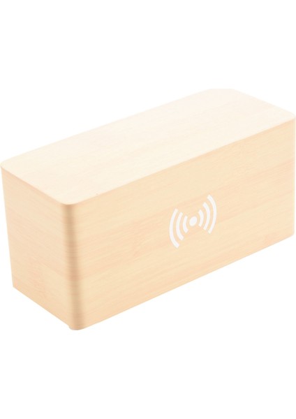 iPhone Samsung Wood ile Uyumlu Qi Kablosuz Şarj Pedi ile 2x Ahşap Çalar Saat (Yurt Dışından) indirimleri