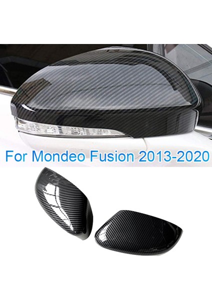 Karbon Fiber Dikiz Aynası Muhafaza Kapağı - Yan Kapı Ayna Kapağı Trim, Mondeo / 2013-2020 ile Uyumlu (Yurt Dışından) fiyatları