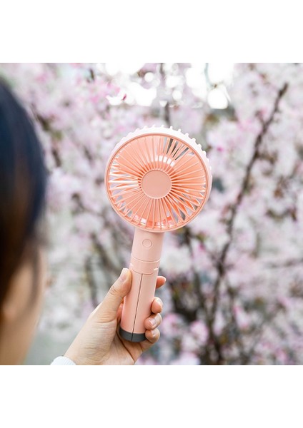 Kat El Elektrikli Mini Fan USB Şarj Edilebilir Taşınabilir Küçük Soğutucu Ev Ofis Masaüstü 3 Hız, Pembe (Yurt Dışından) fiyatları