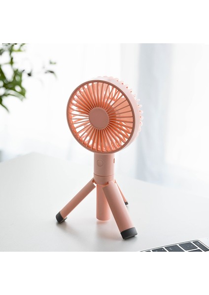 Kat El Elektrikli Mini Fan USB Şarj Edilebilir Taşınabilir Küçük Soğutucu Ev Ofis Masaüstü 3 Hız, Pembe (Yurt Dışından) modelleri