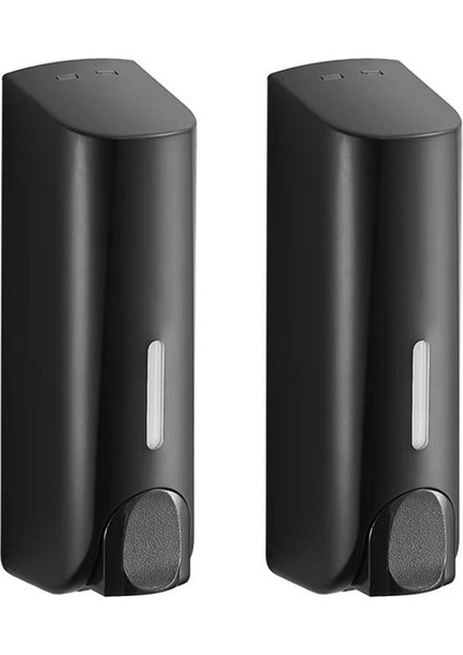 2x 350 ml Sabunluk Duvara Monte Manuel Sabunluk Banyo Duş Jeli Sıvı Şampuanlık Tutucu (Yurt Dışından)