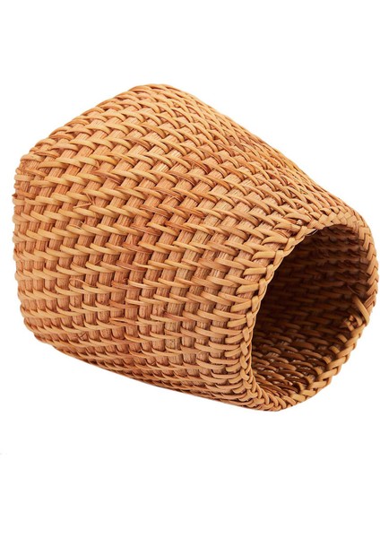 2x Rattan Çubuklarını Tüp Kürek Kaşık Kova Yemek Bıçakları Çatal Sofra Ev Saklama Sepetleri Organizatör C (Yurt Dışından)