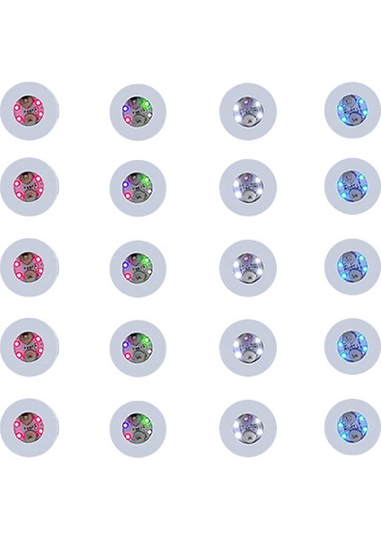 50 Adet LED Coaster Yuvarlak Flaş Bardak Mat Etiket Işıkları Şarap Likör Şişesi, Içecek Partisi, Bar Partisi (Yurt Dışından) fiyatları