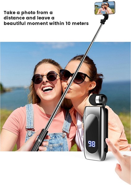K55 Yaka Kablosuz Kulaklık Dijital Ekran Su Geçirmez Iş Kablosu Kulak Içi Ultra Bluetooth Kulaklık, A (Yurt Dışından) modelleri