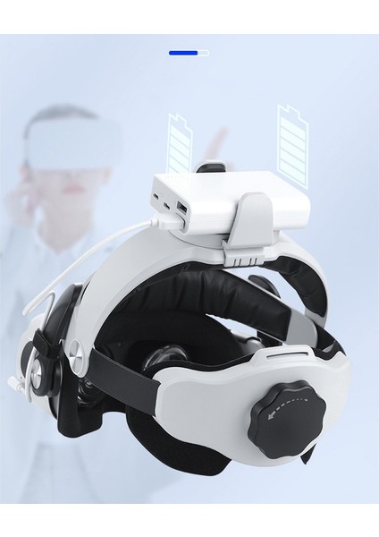 Kafa Bandı Vr M2 F2 Ayarlanabilir Kulaklık Vr Cam Aksesuarlarla Uyumlu Montaj Yüz Dolgu Vr Standı Kask (Yurt Dışından) fırsatları