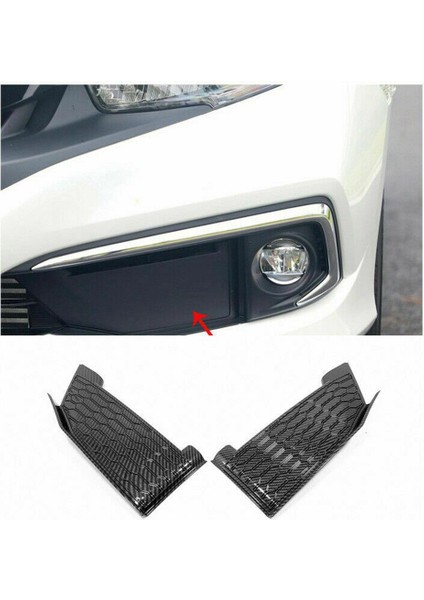 10TH 2019-2021 Için Karbon Fiber Araba Ön Sis Farları Lambası Ayar Kapağı (Yurt Dışından) modelleri