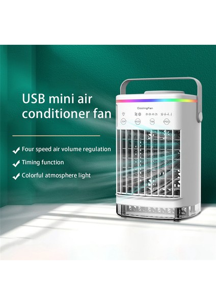 , Soğutma Fanı Mobil Mini Soğuk Klima Taşınabilir Evaporatif USB Masaüstü Nemlendirici (Yurt Dışından) modelleri