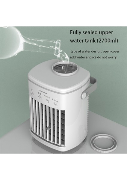 , Soğutma Fanı Mobil Mini Soğuk Klima Taşınabilir Evaporatif USB Masaüstü Nemlendirici (Yurt Dışından) indirimleri