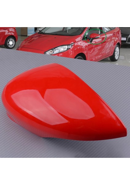 Araba Dikiz Aynası Kapağı Yan Kanat Kapak Kılıfı Fiesta Mk7 2008 - 2017 ile Uyumlu (Yurt Dışından) modelleri