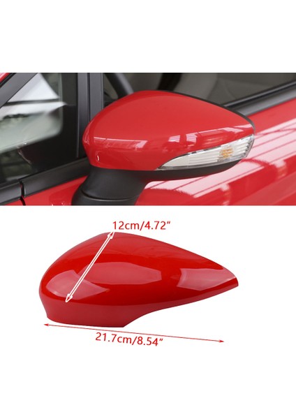 Araba Dikiz Aynası Kapağı Yan Kanat Kapak Kılıfı Fiesta Mk7 2008 - 2017 ile Uyumlu (Yurt Dışından) fırsatları