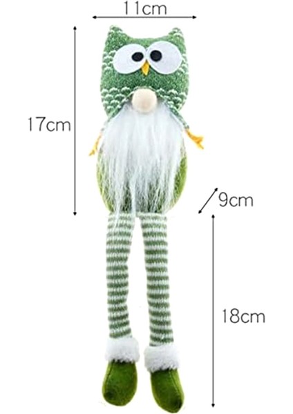 2 Adet Baykuş Gnome Süsler Örme Baykuş Gnome Süsler Karikatür Isveç Tomte Baykuş Oyuncaklar Huggable Yumuşak Yatak Için (Yurt Dışından)