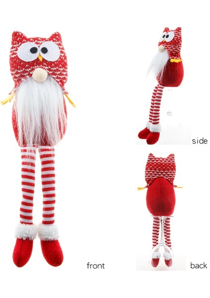 2 Adet Baykuş Gnome Süsler Örme Baykuş Gnome Süsler Karikatür Isveç Tomte Baykuş Oyuncaklar Huggable Yumuşak Yatak Için (Yurt Dışından)