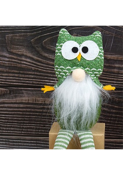 2 Adet Baykuş Gnome Süsler Örme Baykuş Gnome Süsler Karikatür Isveç Tomte Baykuş Oyuncaklar Huggable Yumuşak Yatak Için (Yurt Dışından)