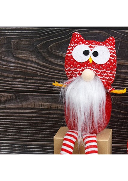 2 Adet Baykuş Gnome Süsler Örme Baykuş Gnome Süsler Karikatür Isveç Tomte Baykuş Oyuncaklar Huggable Yumuşak Yatak Için (Yurt Dışından)