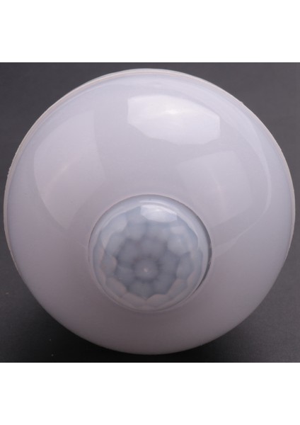 2x E27 LED Ampul Işık Hareket Sensörü Işık LED Pır Hareket Sensörü Lamba Küre Ampul Işık Lambası, 5 W (Yurt Dışından)