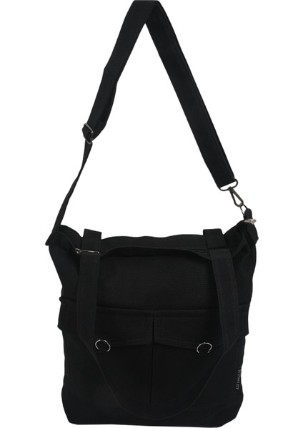 Rahat Kanvas Çanta Askı Süsleri Kız Öğrenciler Vahşi Omuz Çantası Messenger Çanta Kadın Siyah (Yurt Dışından)