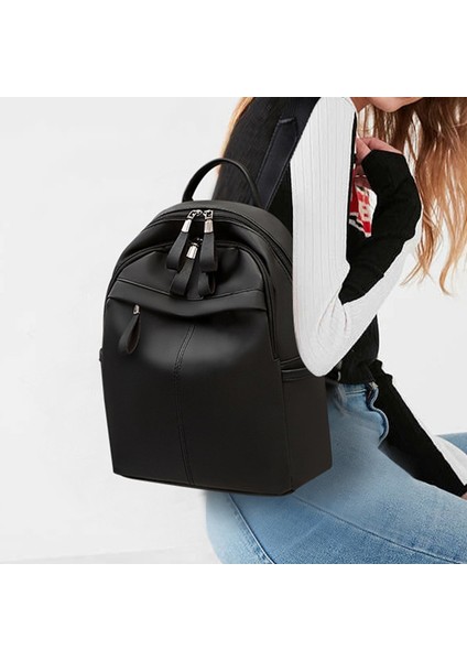 Yeni Moda Ins Kadın Sırt Çantası Su Geçirmez Öğrenci Çantası Seyahat Eğlence Sırt Çantası Açık Büyük Kapasiteli Sırt Çantası Siyah (Yurt Dışından) fiyatları