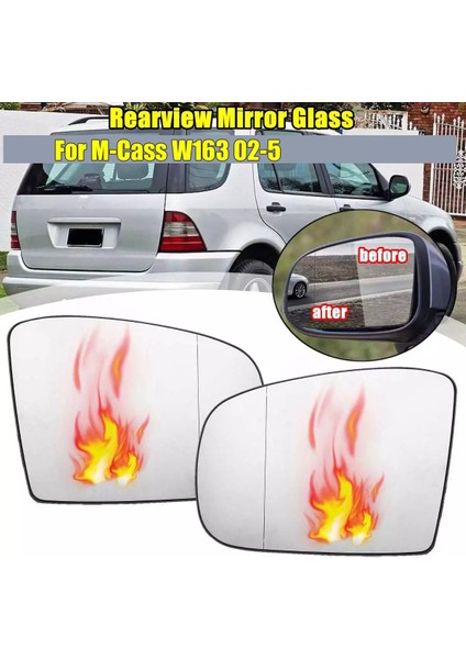 Araç Isıtmalı Dikiz Aynası Camı M-Serisi W163 ile Uyumlu 2002 2003 2004 2005 (Yurt Dışından) fiyatları