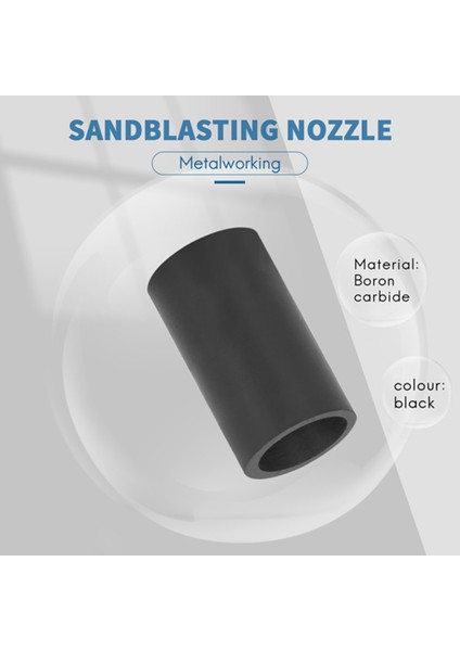 35X20X6MM Kumlama Makinesi Aksesuarları Sınıf I Saf Bor Karbür Memesi Kumlama Ucu Aşındırıcı Kumlama Memesi (Yurt Dışından)