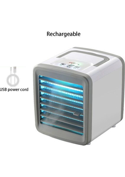 Taşınabilir Klima Klima Nemlendirici Renkli Gece Lambası Fanı USB Masaüstü Soğutucu (Yurt Dışından) modelleri