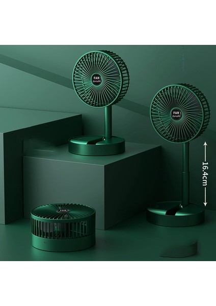 Masaüstü Fan Uygun Katlanır Mini Elektrikli Ev Açık Şarj Hediye USB Beyaz (Yurt Dışından) fırsatları