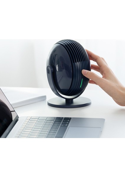 Mini USB Sessiz Fan Ofis Ev Elektrikli Dizüstü Bilgisayar Için Yan Bladeless Masa Bıçakları Taşınabilir Bilgisayar Fanı, Mavi (Yurt Dışından)