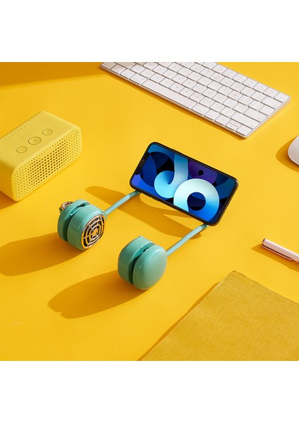 Bladeless Asılı Boyun Fanı USB Şarj Edilebilir 1800 Mah Taşınabilir Katlanabilir Spor Kulaklık Tasarımı Mini Hava Soğutucu-Pembe (Yurt Dışından) indirimleri