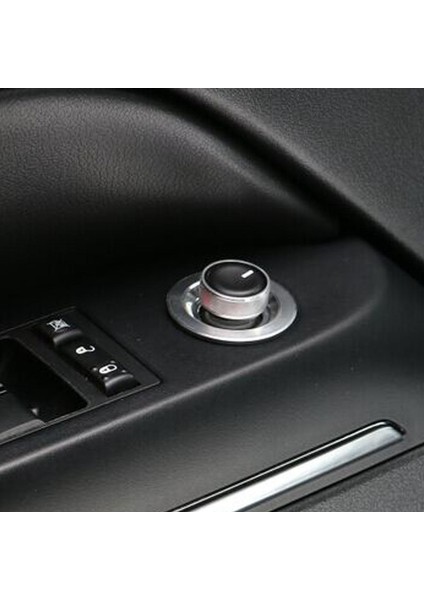 2 Adet Gümüş Alüminyum Yan Ayna Ayarlayıcı Kontrol Anahtarı Kırmızı Kapak Trim Çerçeve Halka Kapak Patriot Pusula ile Uyumlu 11-16 (Yurt Dışından) modelleri