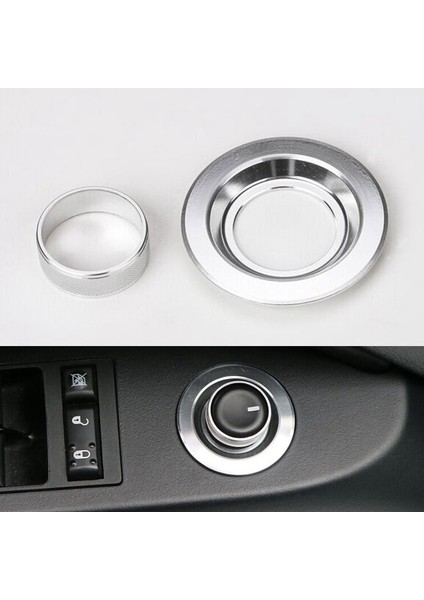 2 Adet Gümüş Alüminyum Yan Ayna Ayarlayıcı Kontrol Anahtarı Kırmızı Kapak Trim Çerçeve Halka Kapak Patriot Pusula ile Uyumlu 11-16 (Yurt Dışından) fırsatları