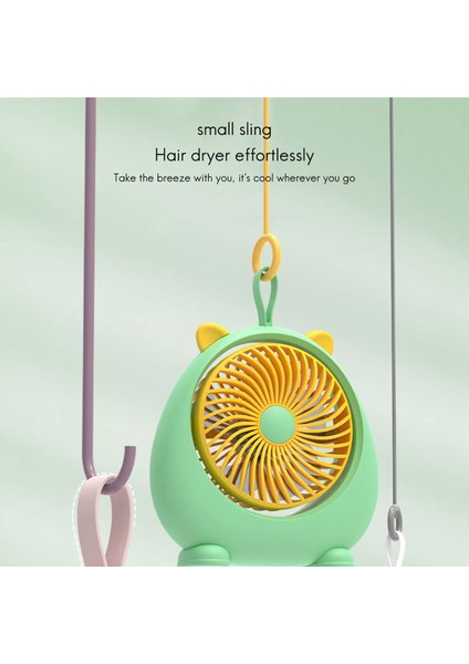 Taşınabilir Mini El Fanı Şarj Edilebilir USB Masa Cep Hava Soğutucu Açık Ofis Pembe (Yurt Dışından) modelleri