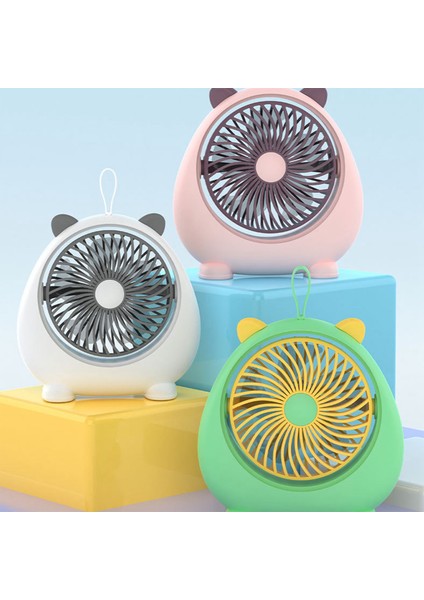 Taşınabilir Mini El Fanı Şarj Edilebilir USB Masa Cep Hava Soğutucu Açık Ofis Pembe (Yurt Dışından) fırsatları