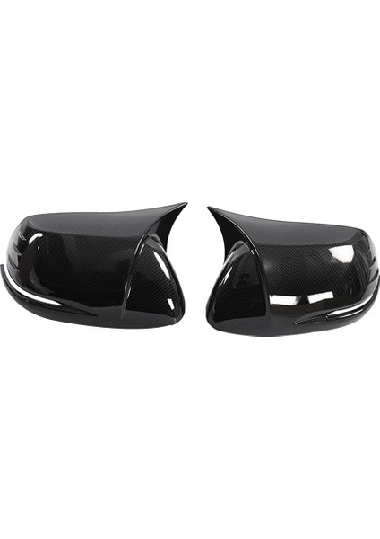 Karbon Fiber Araç Dikiz Aynası Kapağı Yan Ayna 2012-2021 Aksesuarlarıyla Uyumlu (Yurt Dışından)
