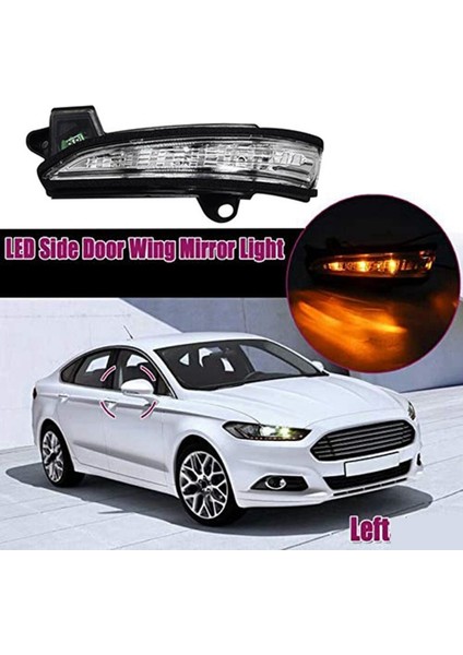 Araba Sol Sürücü Yan Dikiz Aynası Işık Dönüş Sinyali Işığı Mondeo 2013-2020 ile Uyumlu (Yurt Dışından) fiyatları