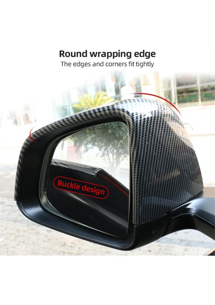 Karbon Fiber Görünümlü Dikiz Aynası Kapağı Yan Kapı Ayna Kapağı Kapağı 2021-2023 ile Uyumlu (Yurt Dışından) fırsatları