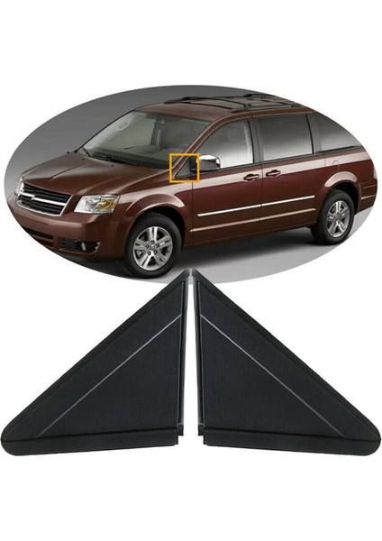 1 Çift Ayna Bayrağı Aplike ile Uyumlu Grand Caravan Town Yan Görüş Aynası Üçgen Trim 1AN69RXFAA 1AN69RXFAB (Yurt Dışından) fırsatları