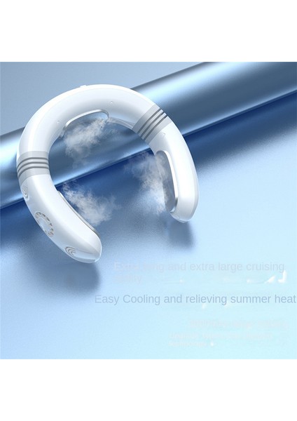 Asılı Boyun Fanı Açık Taşınabilir Klima Soğutucu Soğutma Enstrümanı Yapraksız Beyaz (Yurt Dışından) modelleri