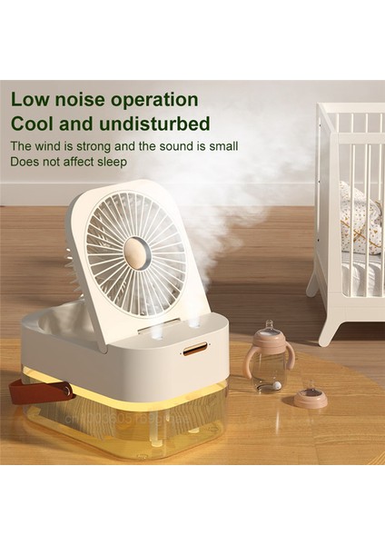 3 In1 Nemlendirici Çift Fan Taşınabilir Hava Soğutucu Yaz Hidrasyon Fan-B Için USB Masaüstü Lambası (Yurt Dışından) fırsatları