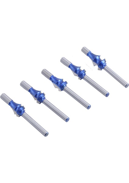 6mm Karbür Çizim Hattı Yönlendirici Yüksek Kaliteli Tungsten Bit Seti Ağaç Işleme Freze ile Uyumlu Rulman Yok 6mm (Yurt Dışından)