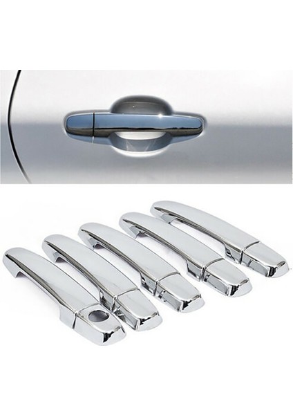 Abs Krom Yan Kanat Ayna Kapı Kolu Kapağı 2009-2012 Trim Dikiz Kalıplama ile Uyumlu (Yurt Dışından) fırsatları