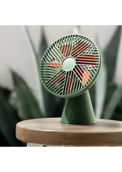 Masa Fanı, Bıçaksız Fan Küçük Masa Hava Soğutucu, Ofis Yatak Odası Için Taşınabilir Şarj Edilebilir Esinti Sessiz, Yeşil (Yurt Dışından)