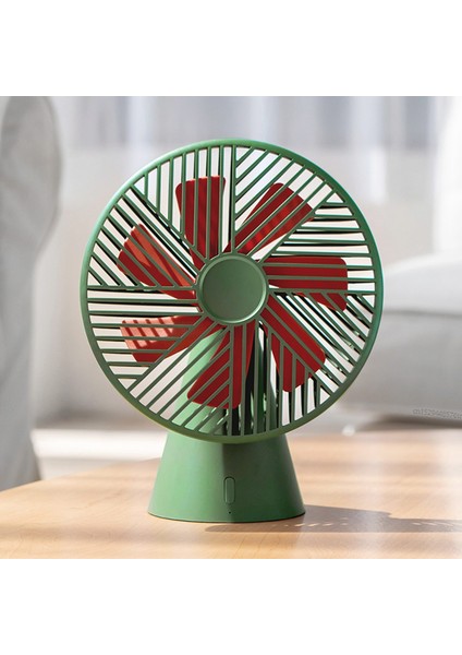 Masa Fanı, Bıçaksız Fan Küçük Masa Hava Soğutucu, Ofis Yatak Odası Için Taşınabilir Şarj Edilebilir Esinti Sessiz, Yeşil (Yurt Dışından) fırsatları