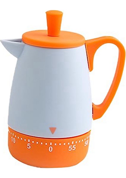 Manyetik Zamanlayıcı Mekanik Zamanlayıcı Için Yemek Zamanlayıcı Mutfak Zamanlayıcı Alarm Geri Sayım Hatırlatma Saat Otomatik Yumurta Zamanlayıcı, Turuncu (Yurt Dışından)