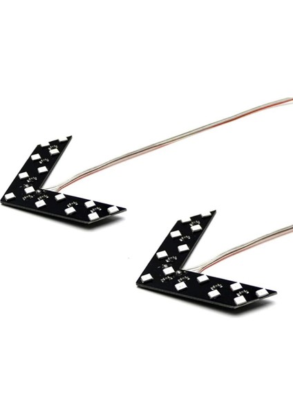 2 Adet 14 Smd Araba LED Dikiz Aynası Göstergesi Dönüş Sinyal Işığı Dikiz Aynası Lambası Araba Aksesuarları, Sarı Işık (Yurt Dışından)