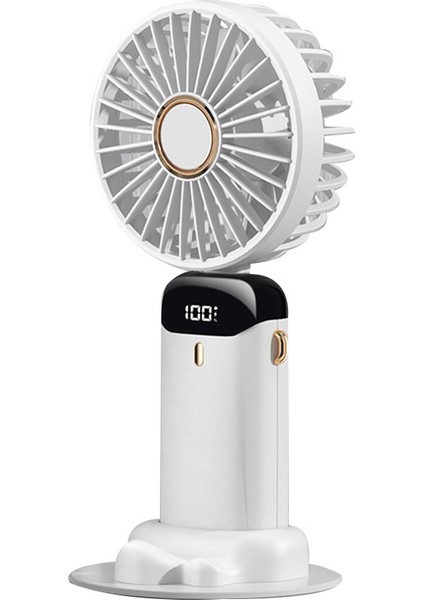 Mini El Fanı, Taşınabilir Kişisel Fan Asma Boyun 90° Ayarlanabilir USB Şarj Edilebilir 5000MAH Küçük Masa (Yurt Dışından)