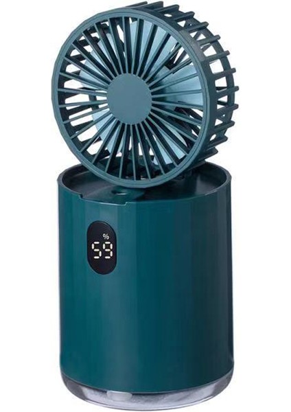 Taşınabilir Nemlendirici Fan, Ev Yatak Odası Ofisi Için USB Masaüstü Fanı Katlanabilir Şarj Edilebilir - Yeşil (Yurt Dışından) fiyatları