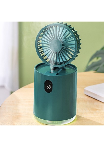 Taşınabilir Nemlendirici Fan, Ev Yatak Odası Ofisi Için USB Masaüstü Fanı Katlanabilir Şarj Edilebilir - Yeşil (Yurt Dışından) fırsatları