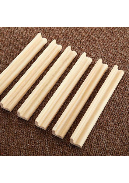 80'li Paket Ahşap Kiremit Tutucular Yedek Raf Mektup Rafları Tepsiler, Scrabble Kiremit Tutucular El Sanatları Için Harika, Oyun Standları, 19CM (Yurt Dışından)